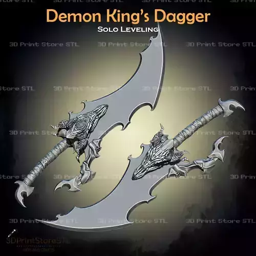 Demon King Dagger Cosplay Solo Leveling - STL File 3D print model