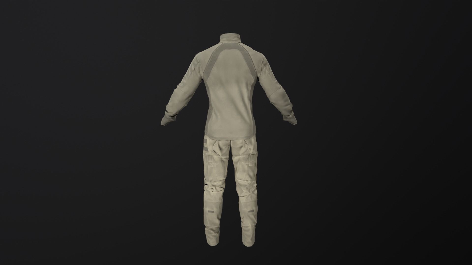 Male Tactical Outfit Low-poly 3D model Low-poly 3D model_5