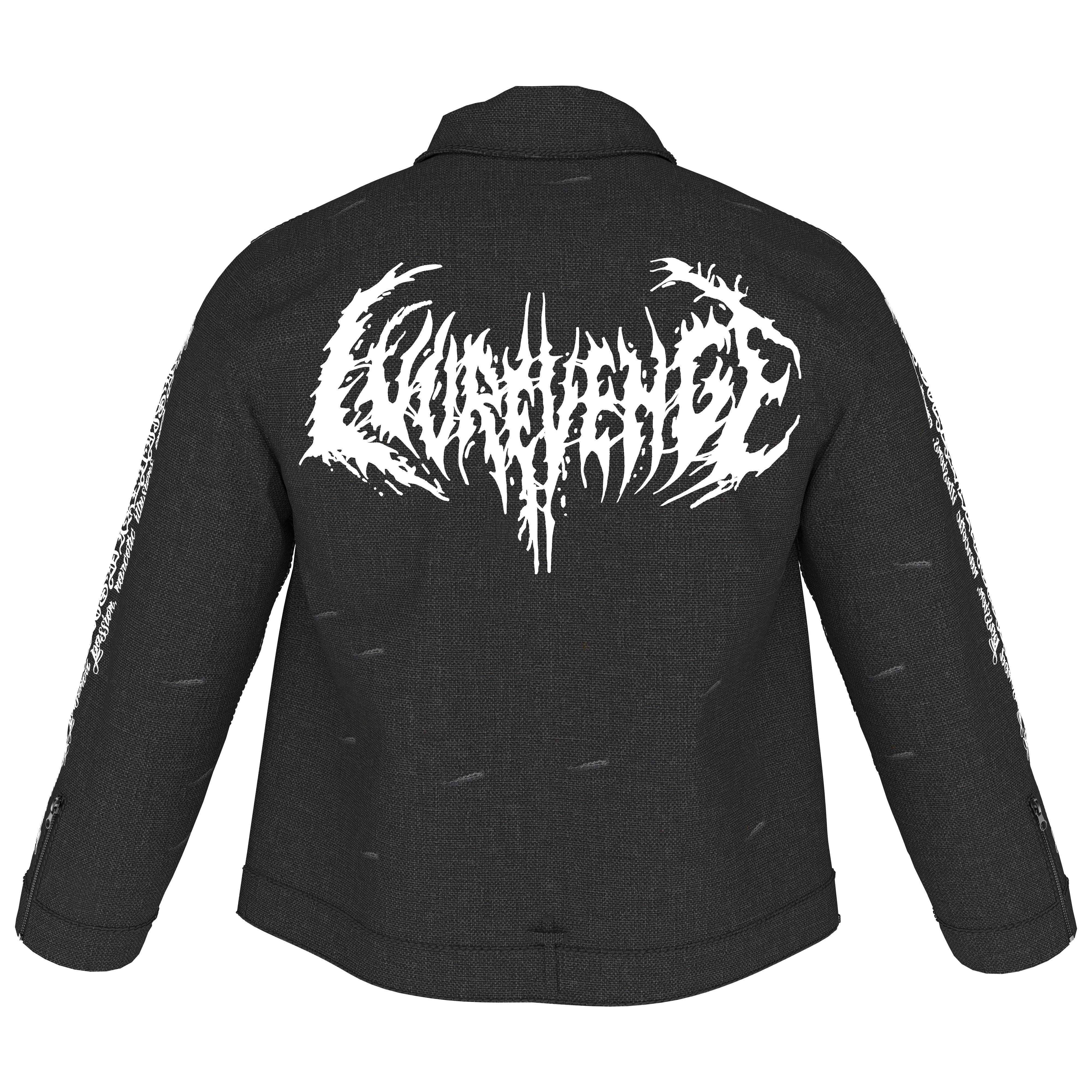 Denim Jacket using Marvelous Designer and Clo 3d 3D model_2