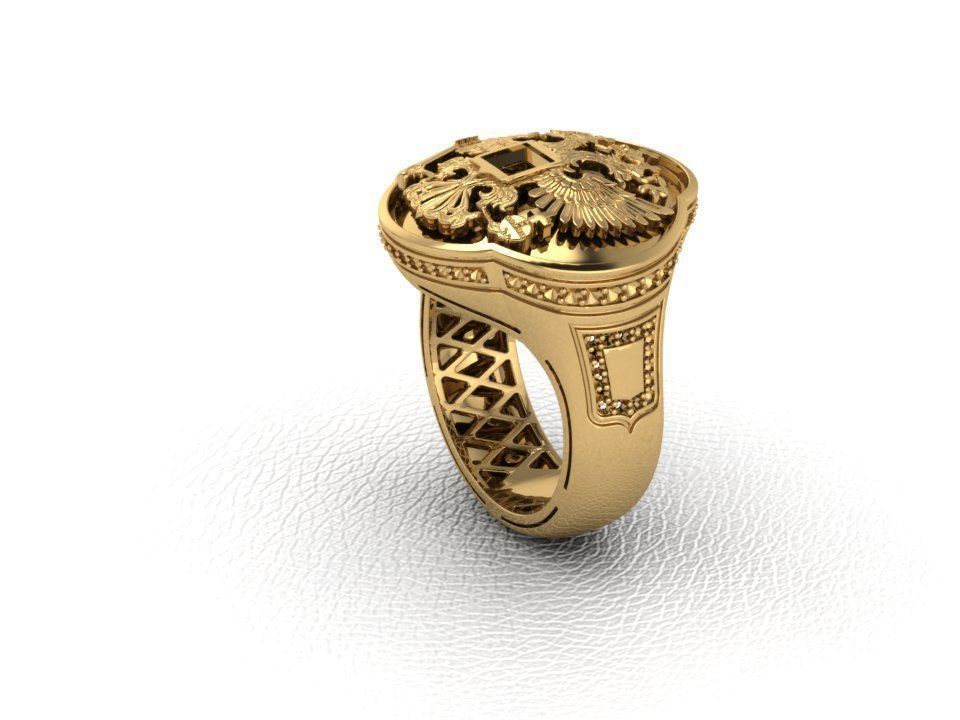 Ring Men Eagle 1 Ring man 3D print model_11