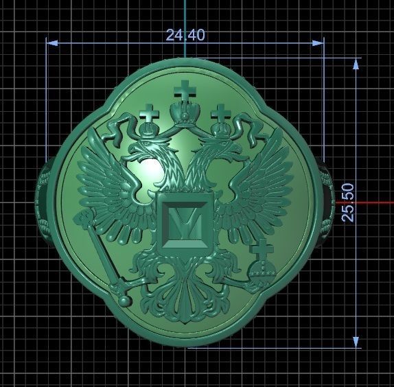 Ring Men Eagle 1 Ring man 3D print model_7