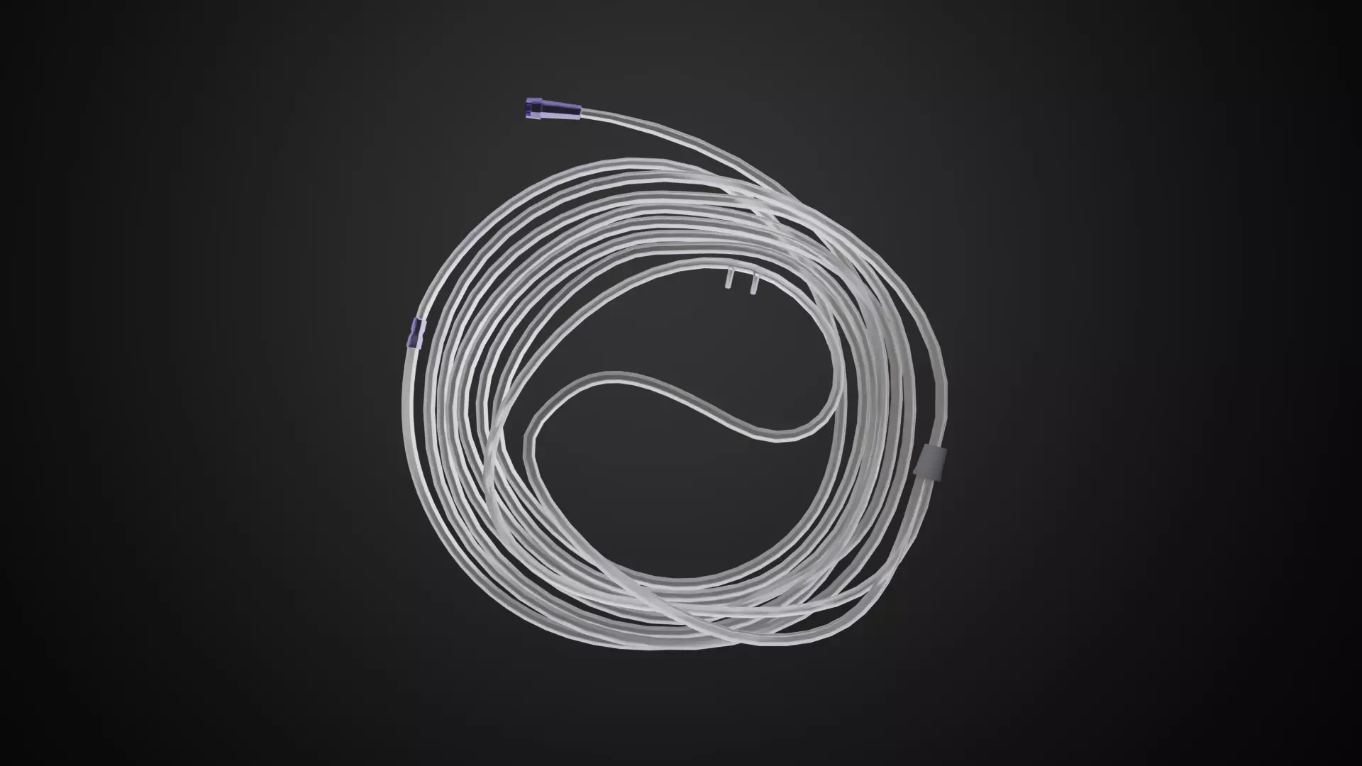 Binasal Kanul Low-poly 3D model_0