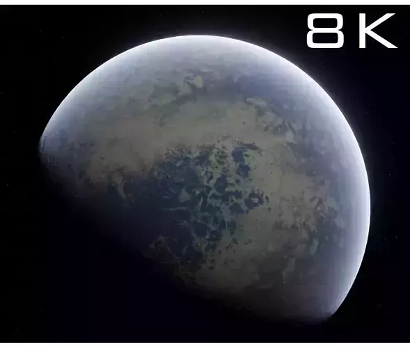 Planet 8K Texture Space Ready to game