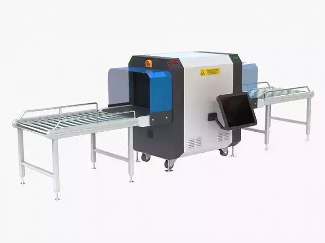 Baggage Scanner Low-poly 3D model