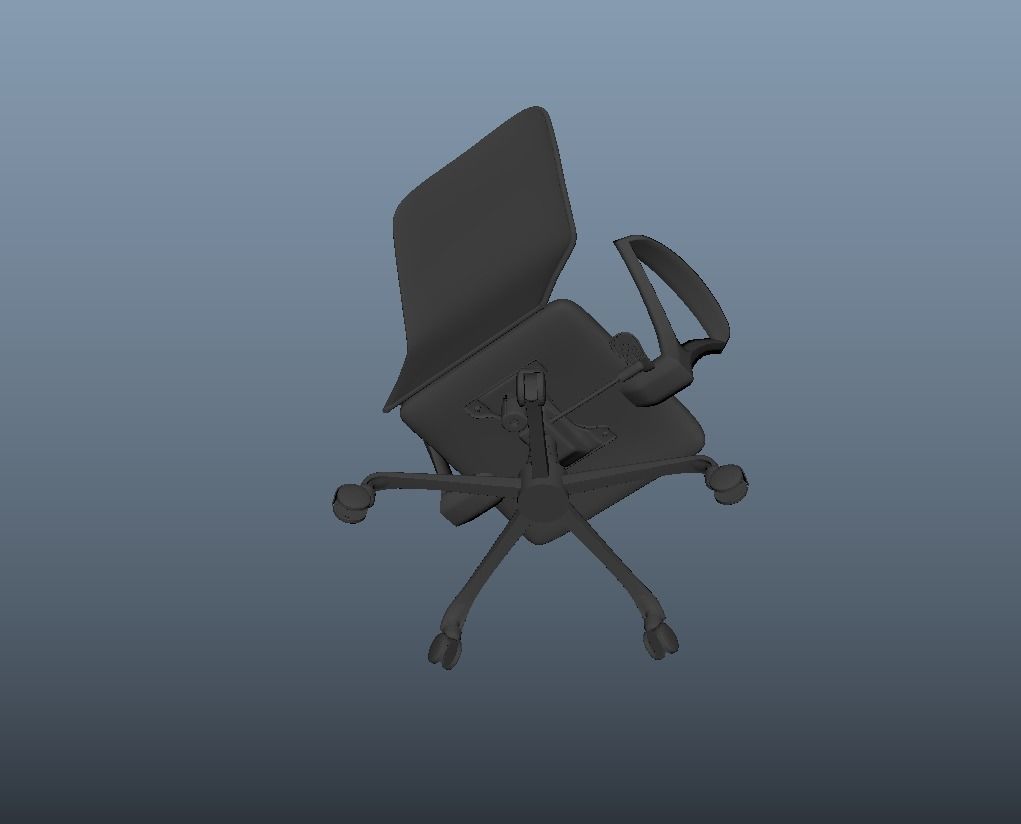 Office Chair Free 3D model_2