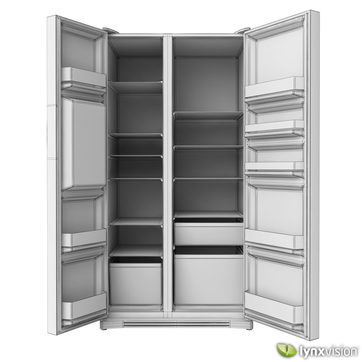 Frigidaire Professional Refrigerator 3D model_4
