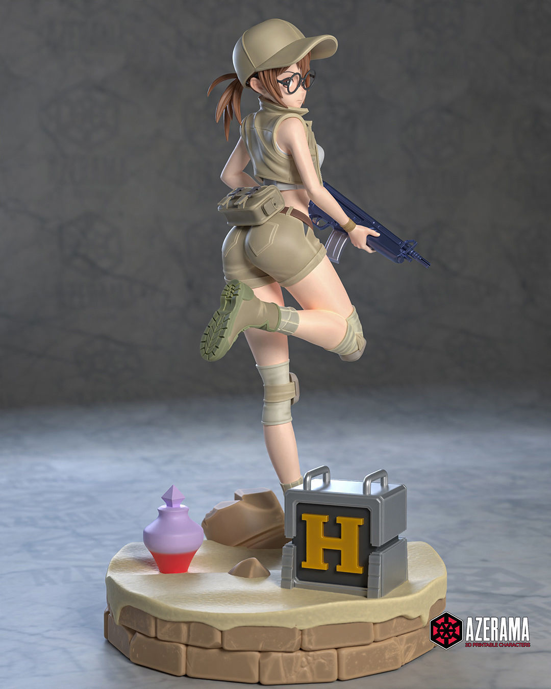 Fio Germi Ready for 3D Printing 3D print model_3