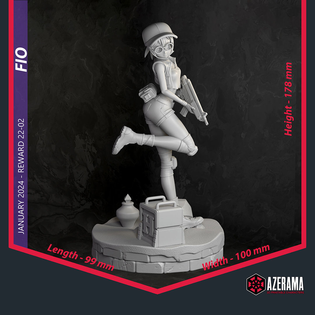 Fio Germi Ready for 3D Printing 3D print model_4