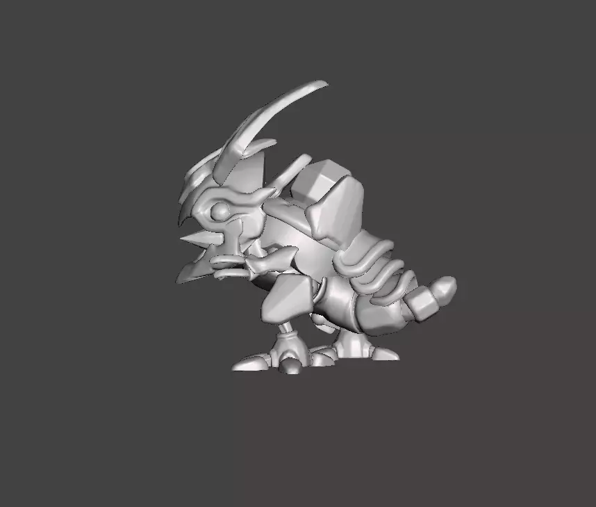 Hextech KogMaw 3D Model 3D print model_0