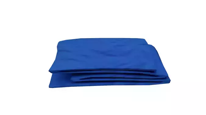 Hospital Blanket Low-poly 3D model