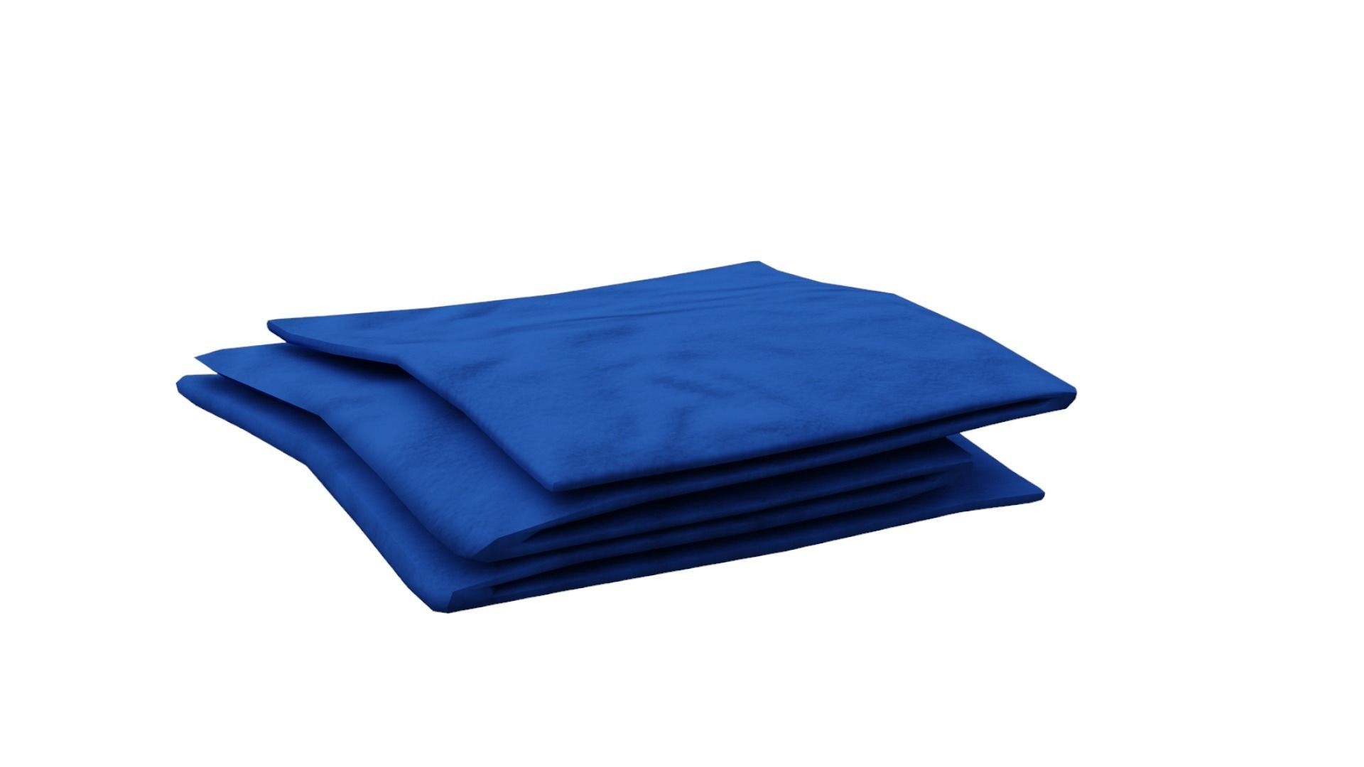 Hospital Blanket Low-poly 3D model_5