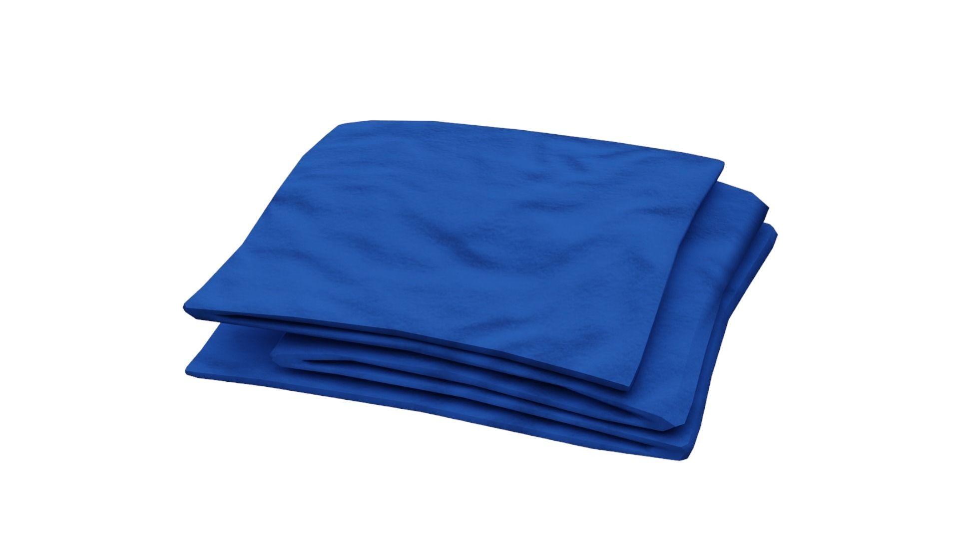 Hospital Blanket Low-poly 3D model_3