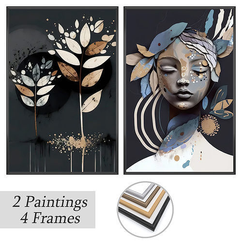 Wall Art Set 4247 3D model
