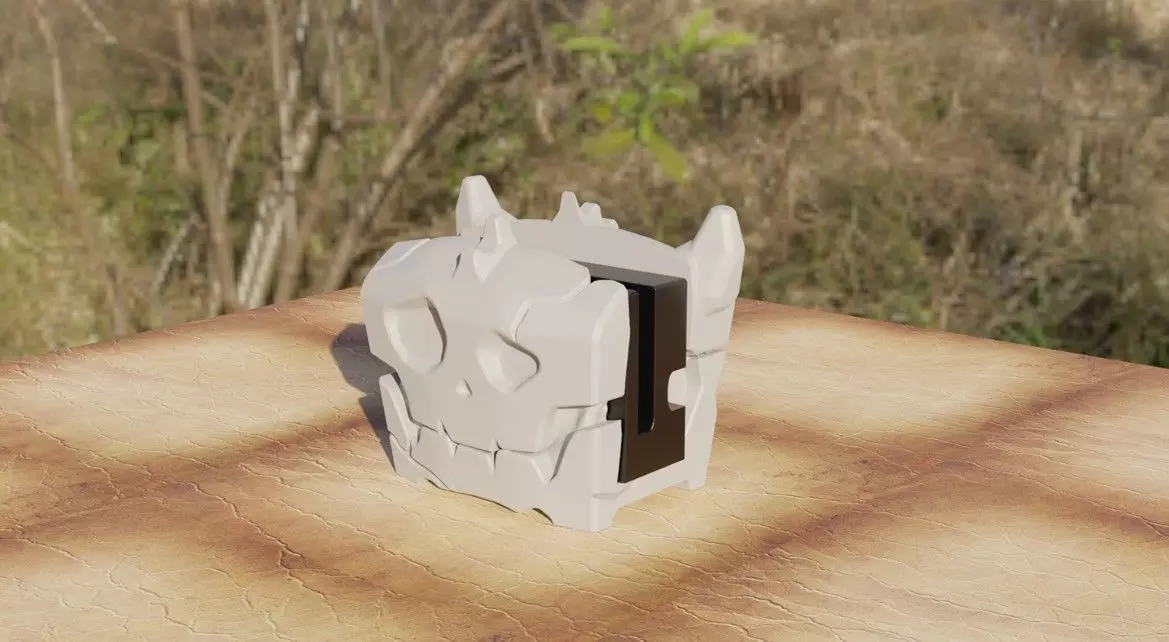 Dock holder nintendo switch Bokoblin chest 3D print model_0