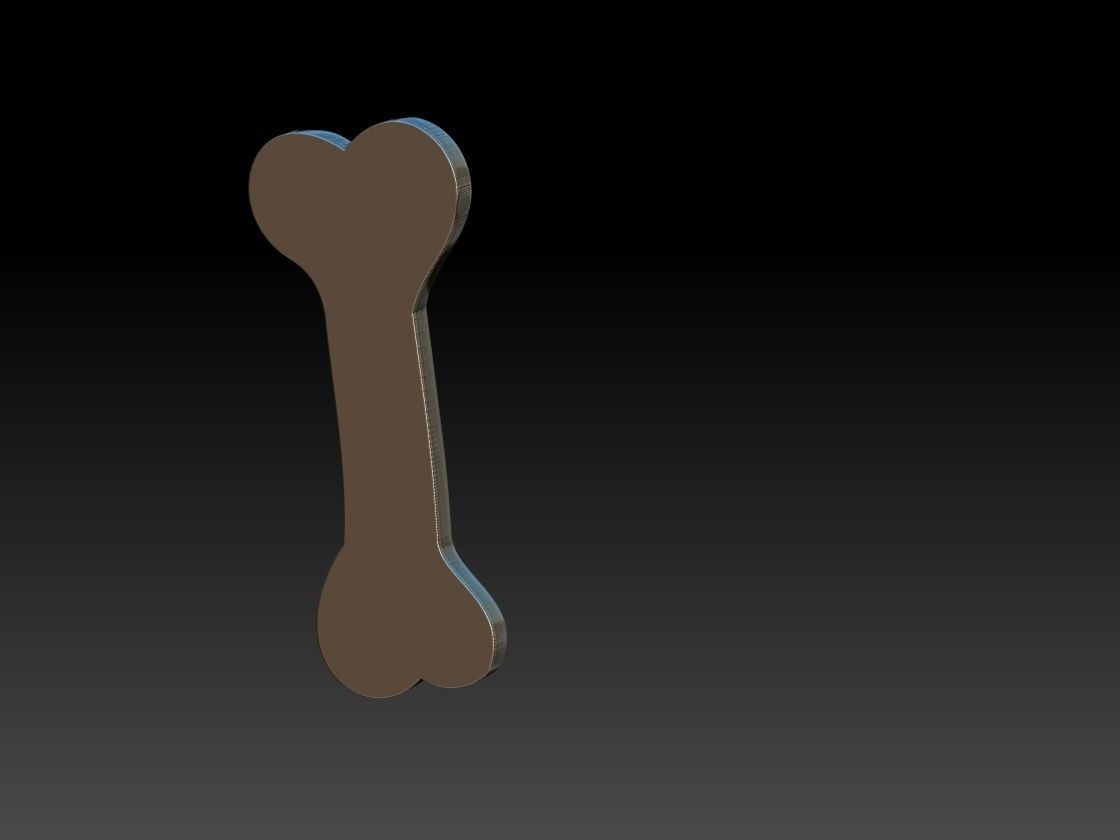 Bone Dog Food 3D print model_3