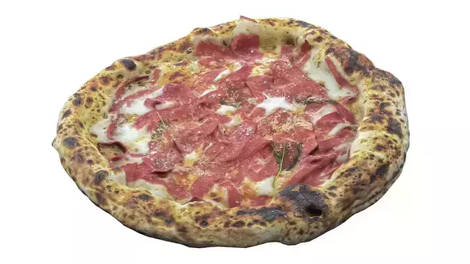 Bacon Pizza 02 3D model