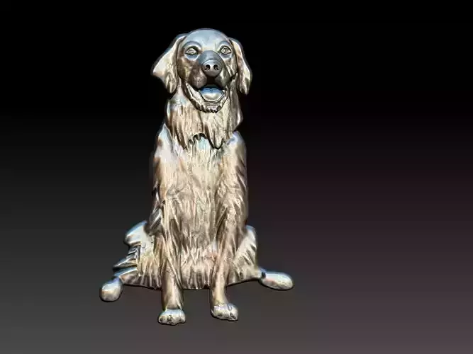 Golden Retriever 3D print model