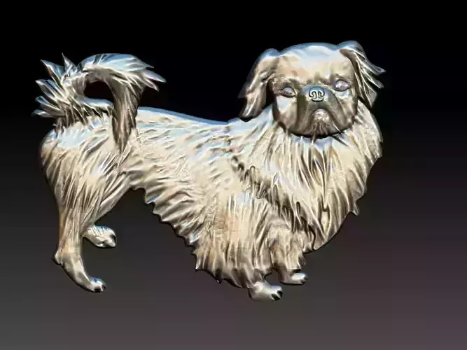 Pekingese - Pequines - Dog Relief 3D print model
