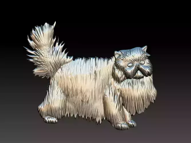 PArsian - Persa - Cat Relief 3D print model