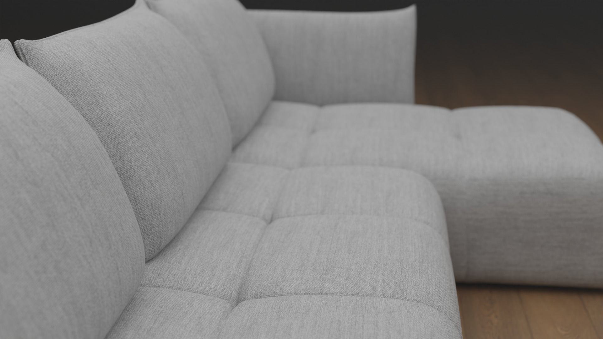 Fabric Sofa 3D model_9