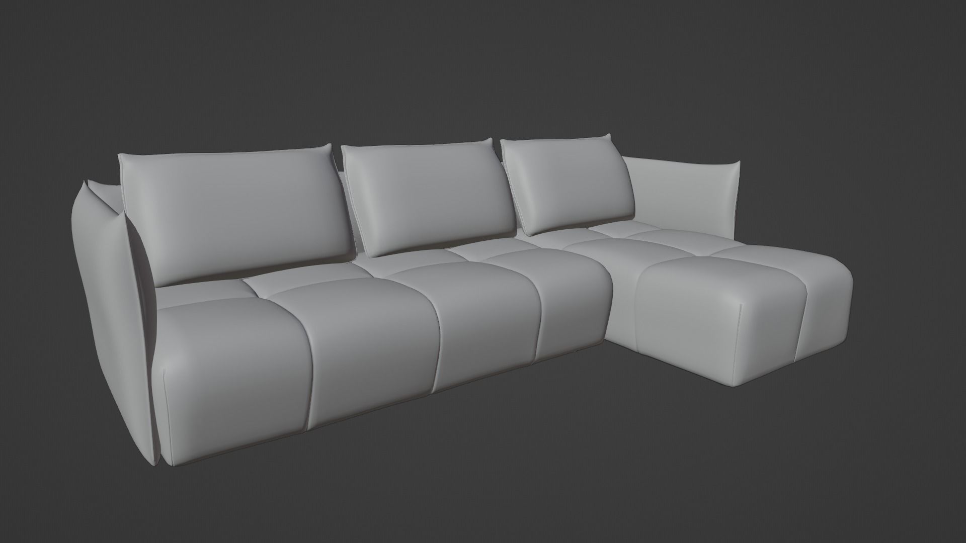 Fabric Sofa 3D model_10