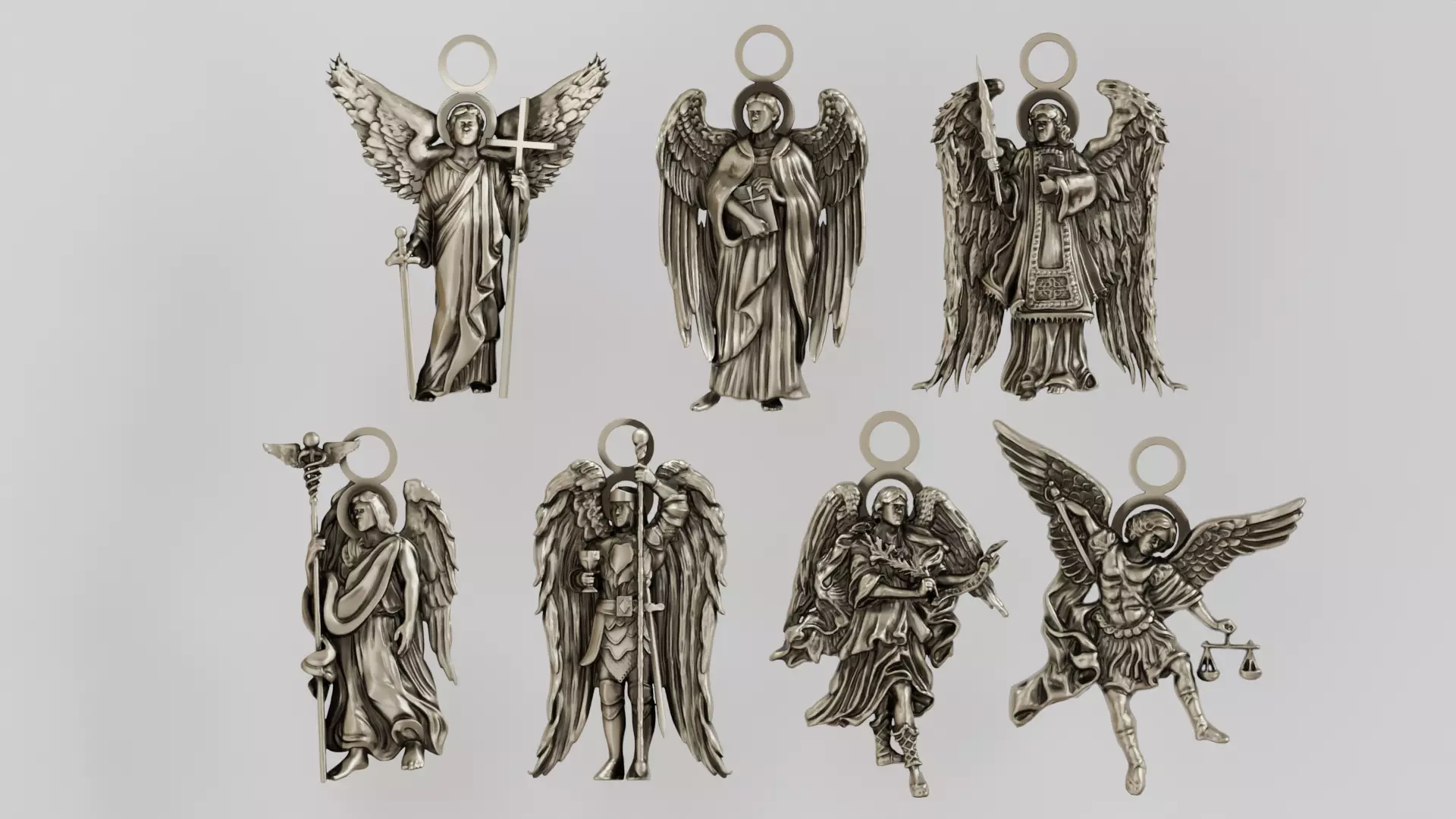 7 Archangel pack 3D print model_0