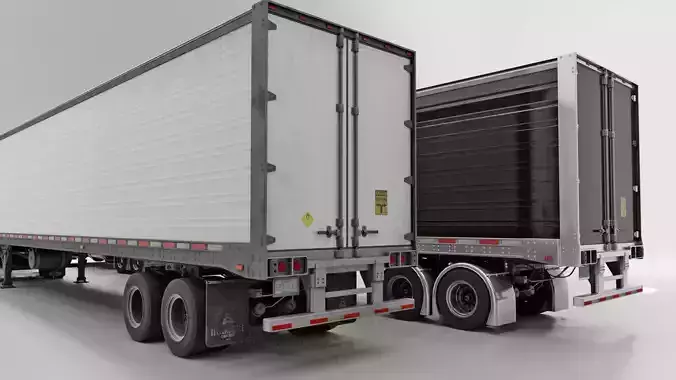 Semi Trailer - Great Dane Reefer  3D model