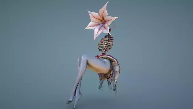 Corpse Flower Low-poly 3D model Corpse Flower Low-poly 3D model