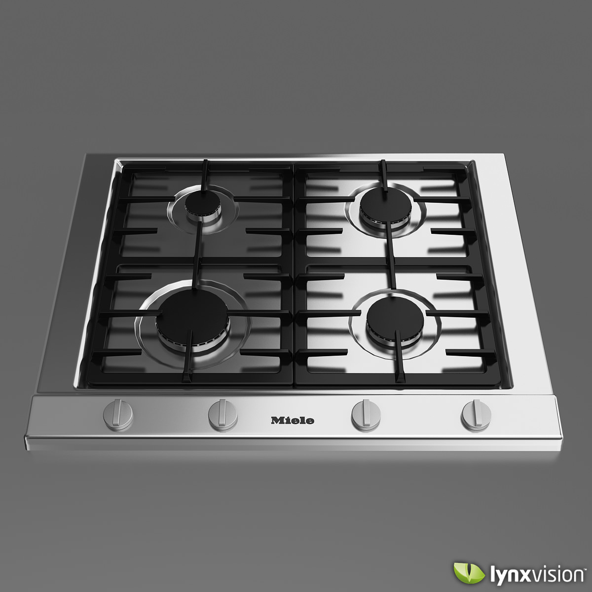 Miele Gas Hob 3D Model .max .obj .fbx
