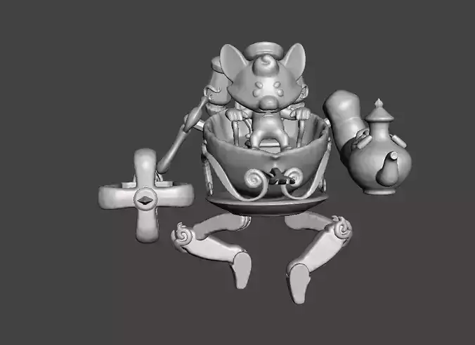 Cafe Cuties Rumble 3D Model