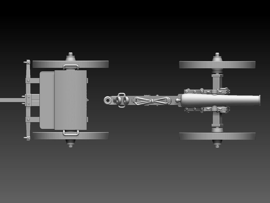 UNION  ACW ARTILLERYMEN AND CANNON 3D print model_24