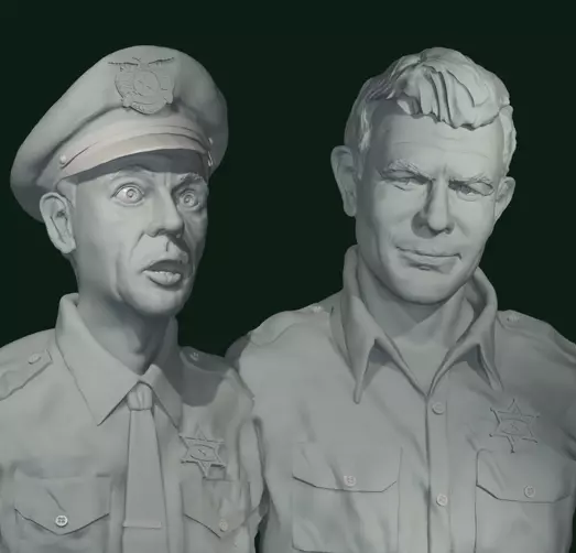 Andy Griffith Show figures 3D print model_0