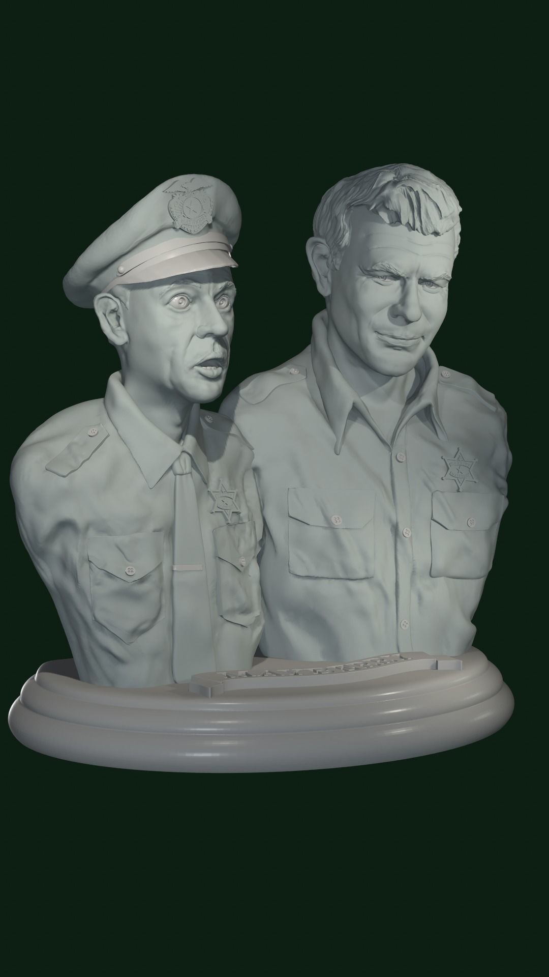 Andy Griffith Show figures 3D print model_1