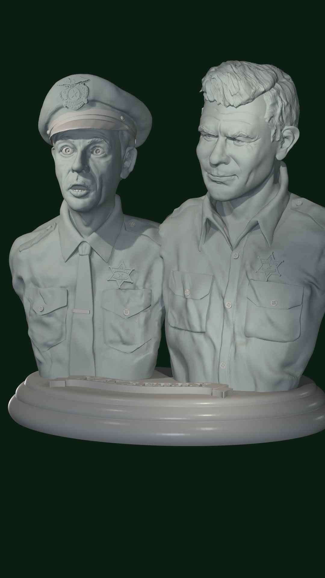 Andy Griffith Show figures 3D print model_7