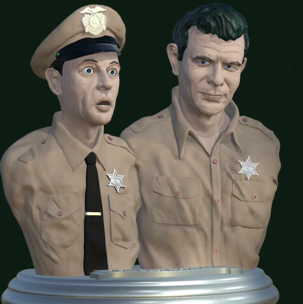 Andy Griffith Show figures 3D print model_2