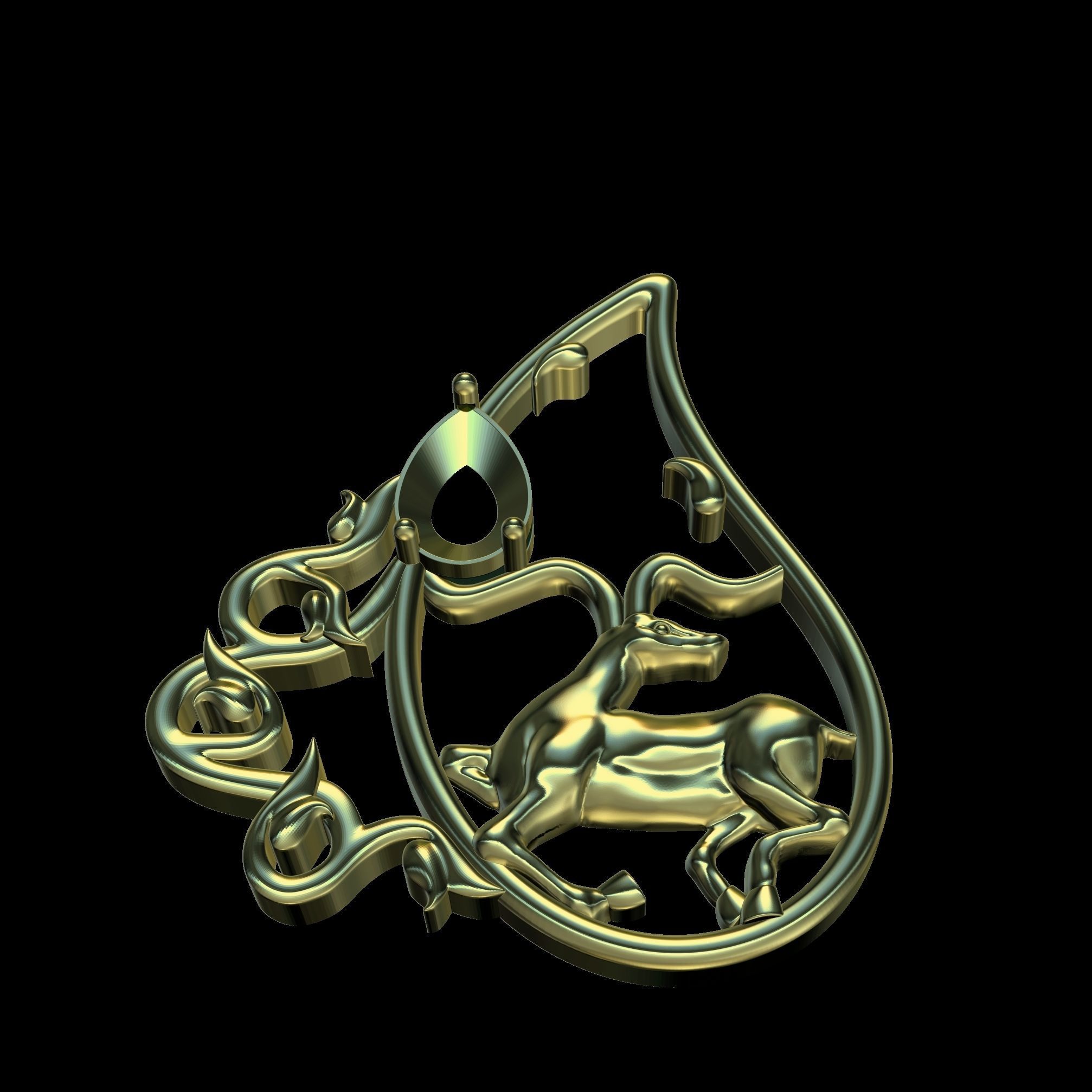 Gazelle FOU 3D print model_5