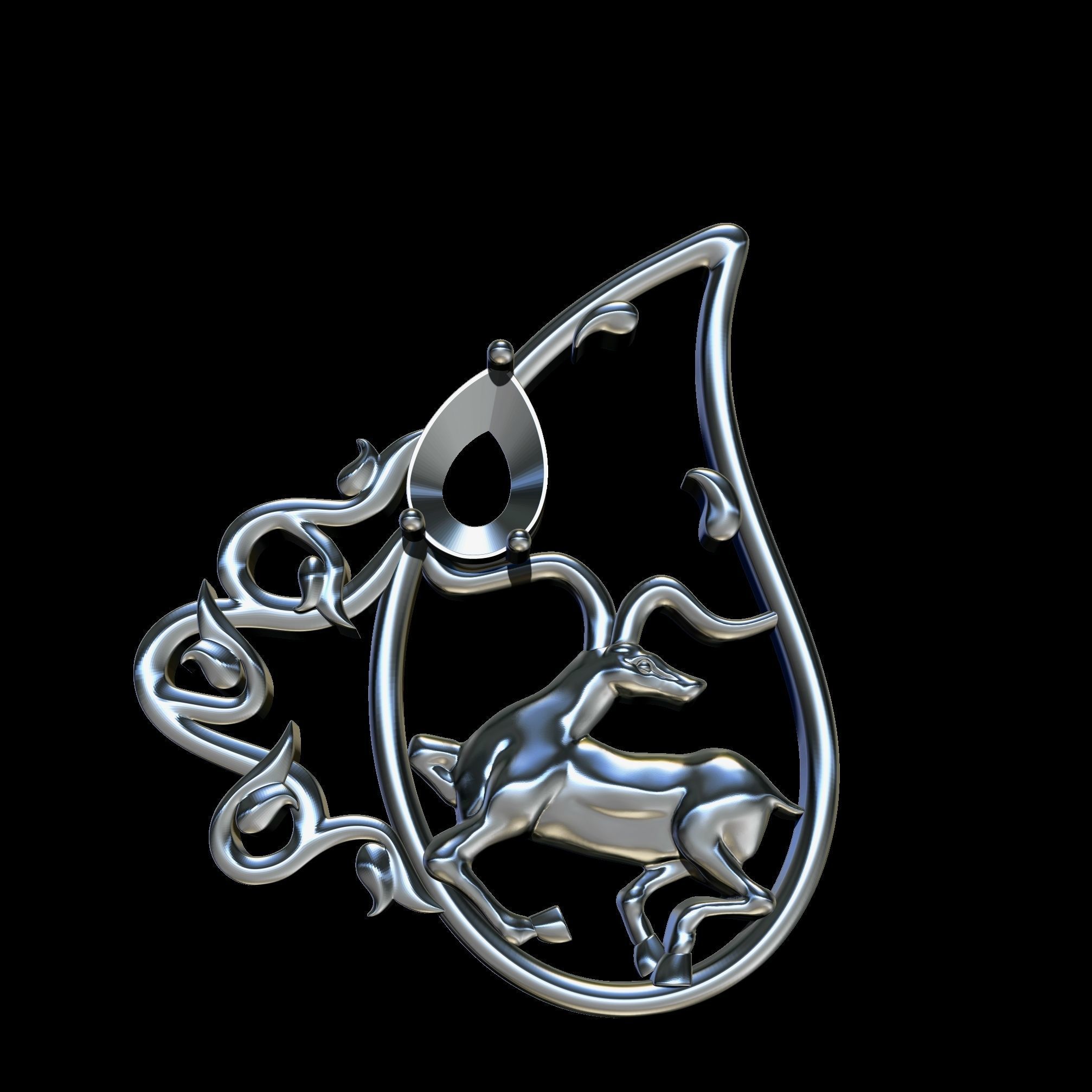 Gazelle FOU 3D print model_4