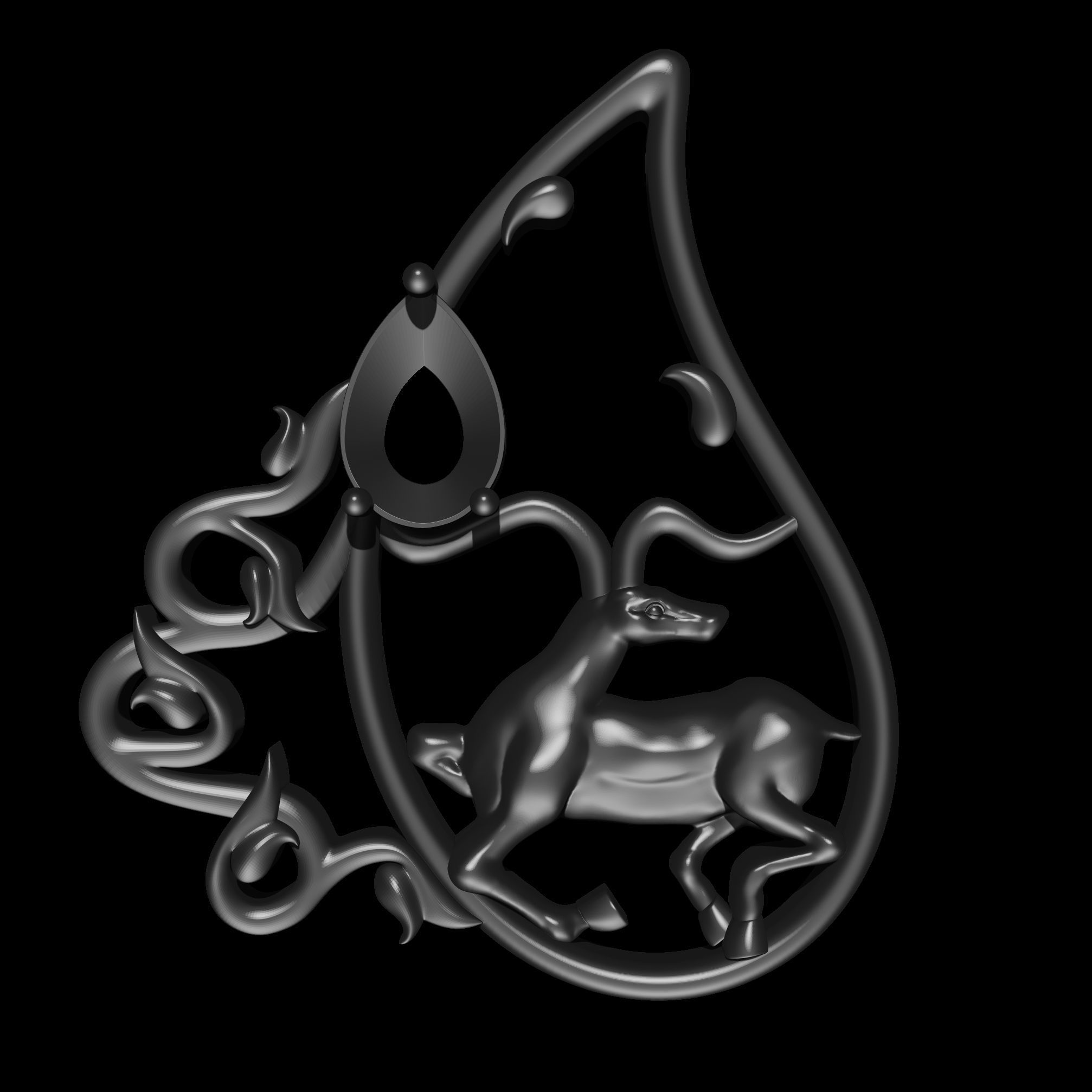 Gazelle FOU 3D print model_18