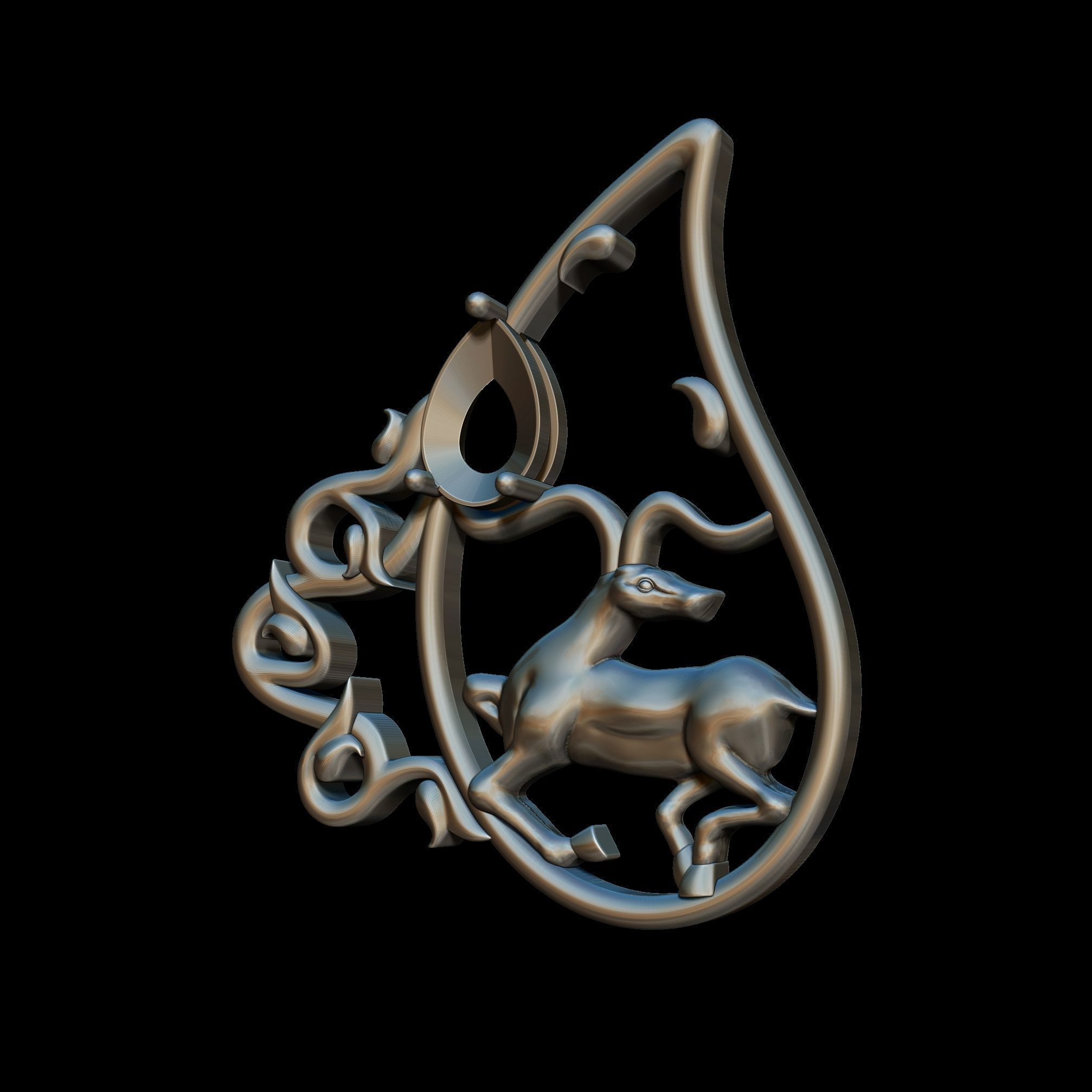 Gazelle FOU 3D print model_1