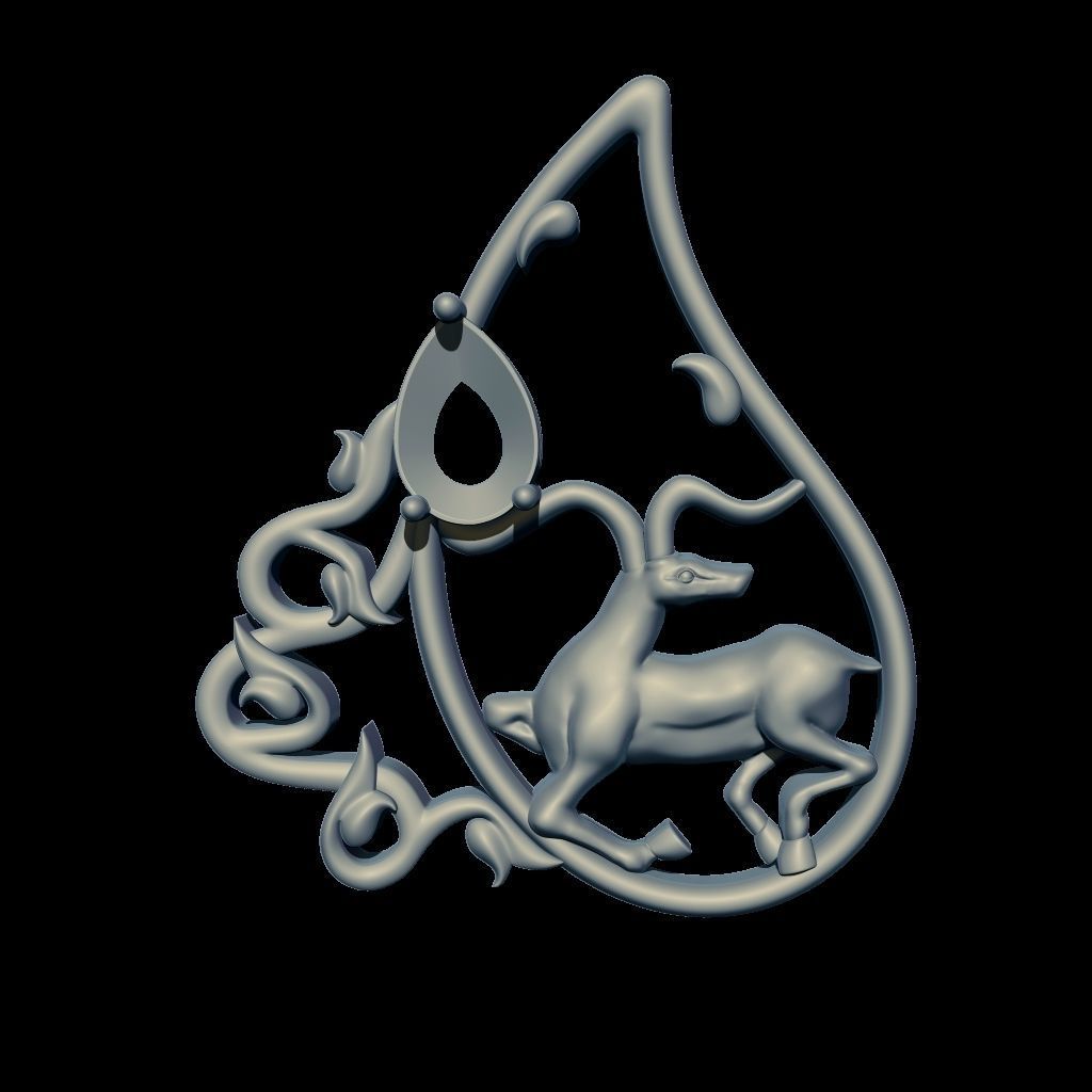 Gazelle FOU 3D print model_12