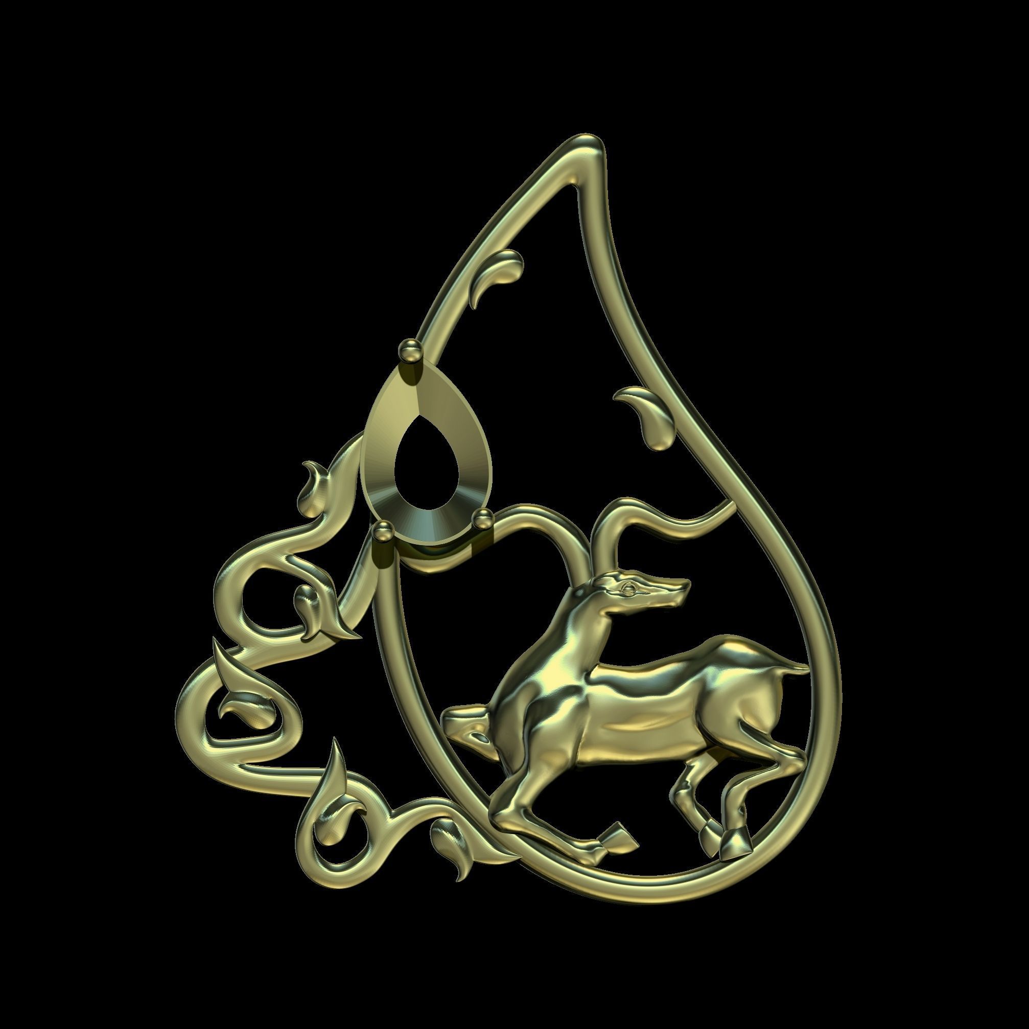 Gazelle FOU 3D print model_3