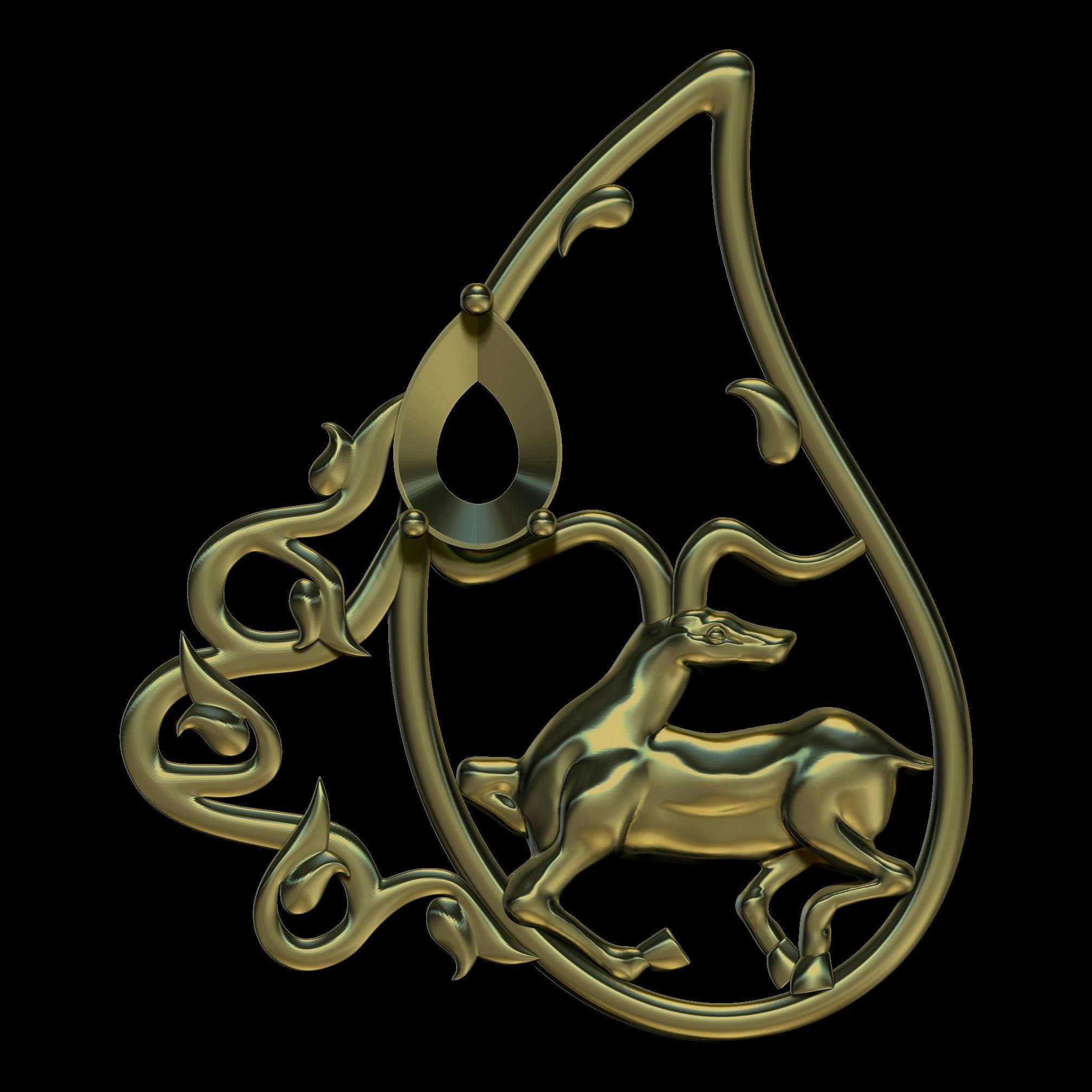 Gazelle FOU 3D print model_17