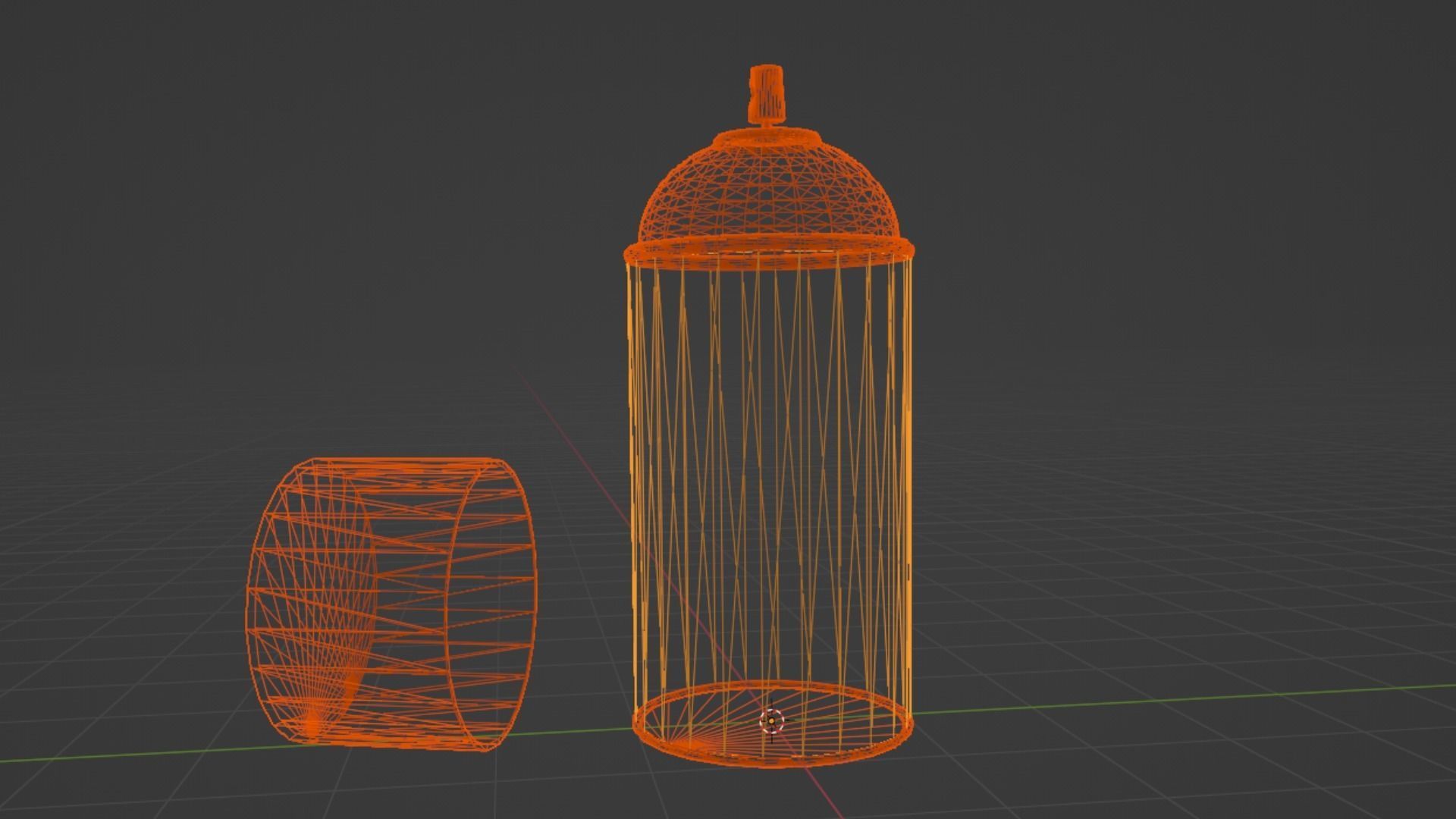 Custom Low Poly Aerosol Can Low-poly 3D model_3