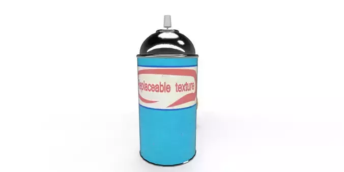 Custom Low Poly Aerosol Can Low-poly 3D model