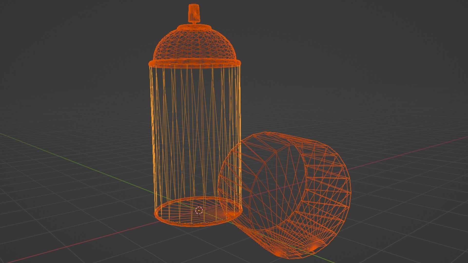 Custom Low Poly Aerosol Can Low-poly 3D model_4