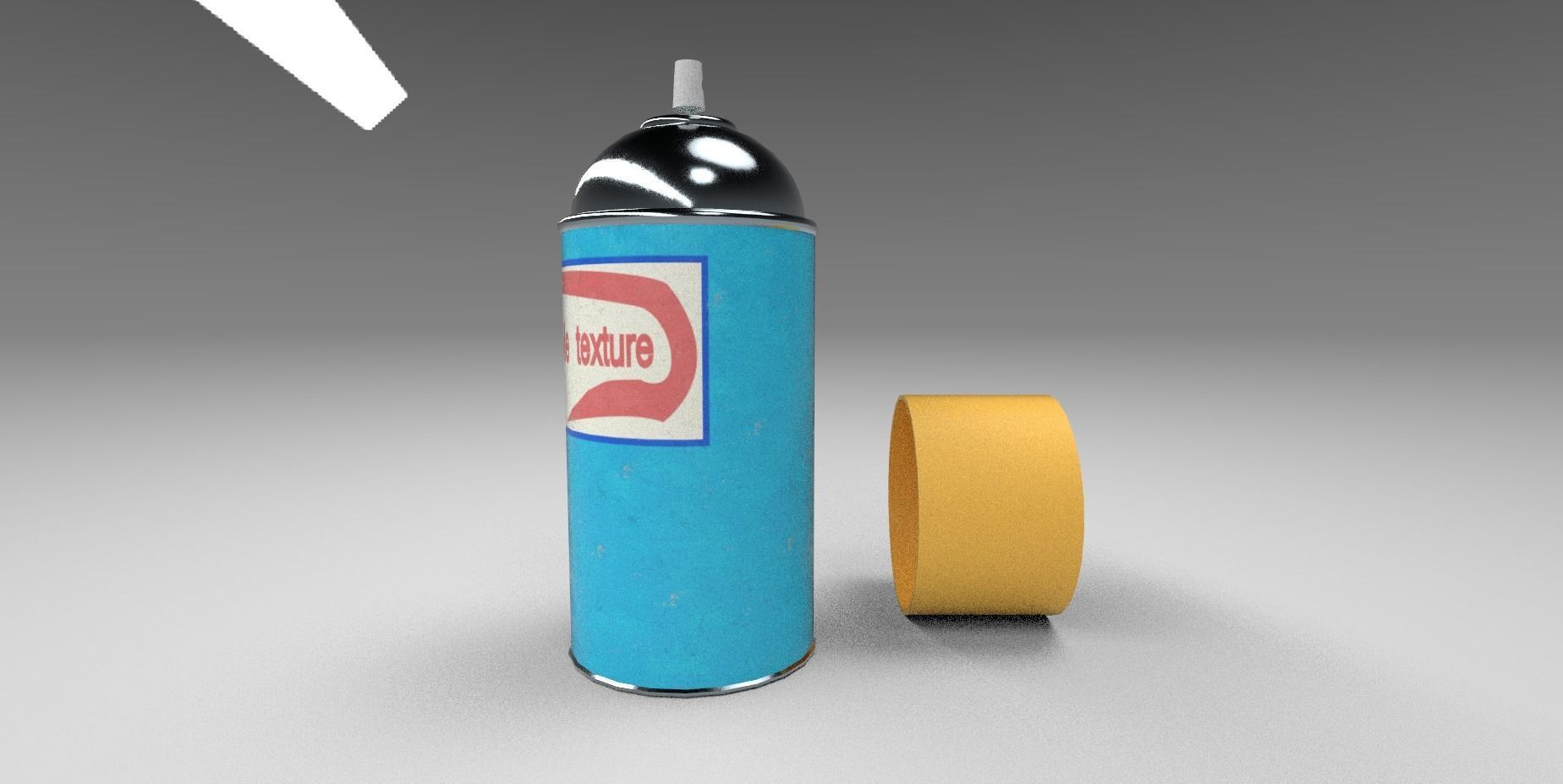 Custom Low Poly Aerosol Can Low-poly 3D model_2