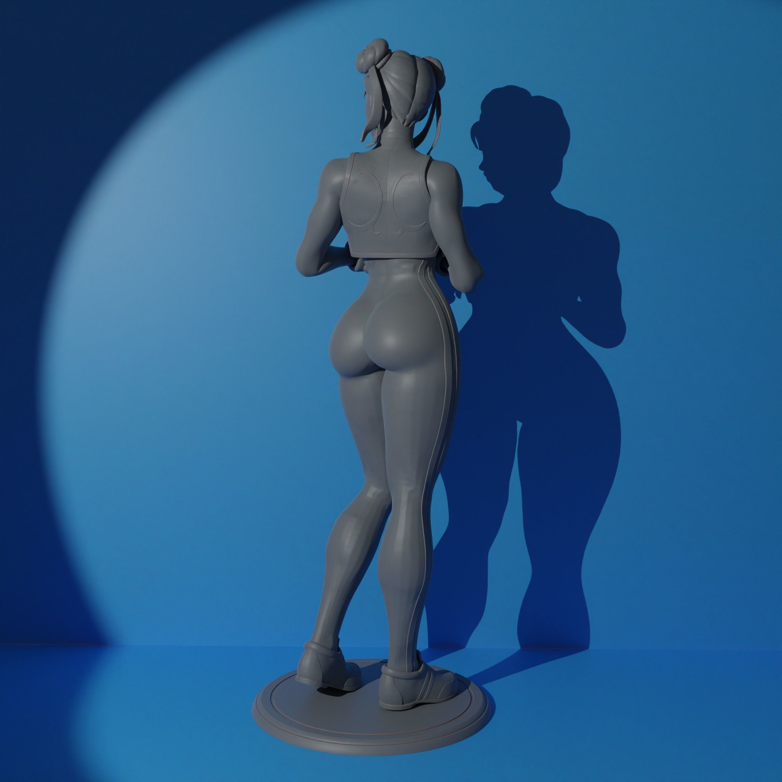 Chun-Li 3D print model_5