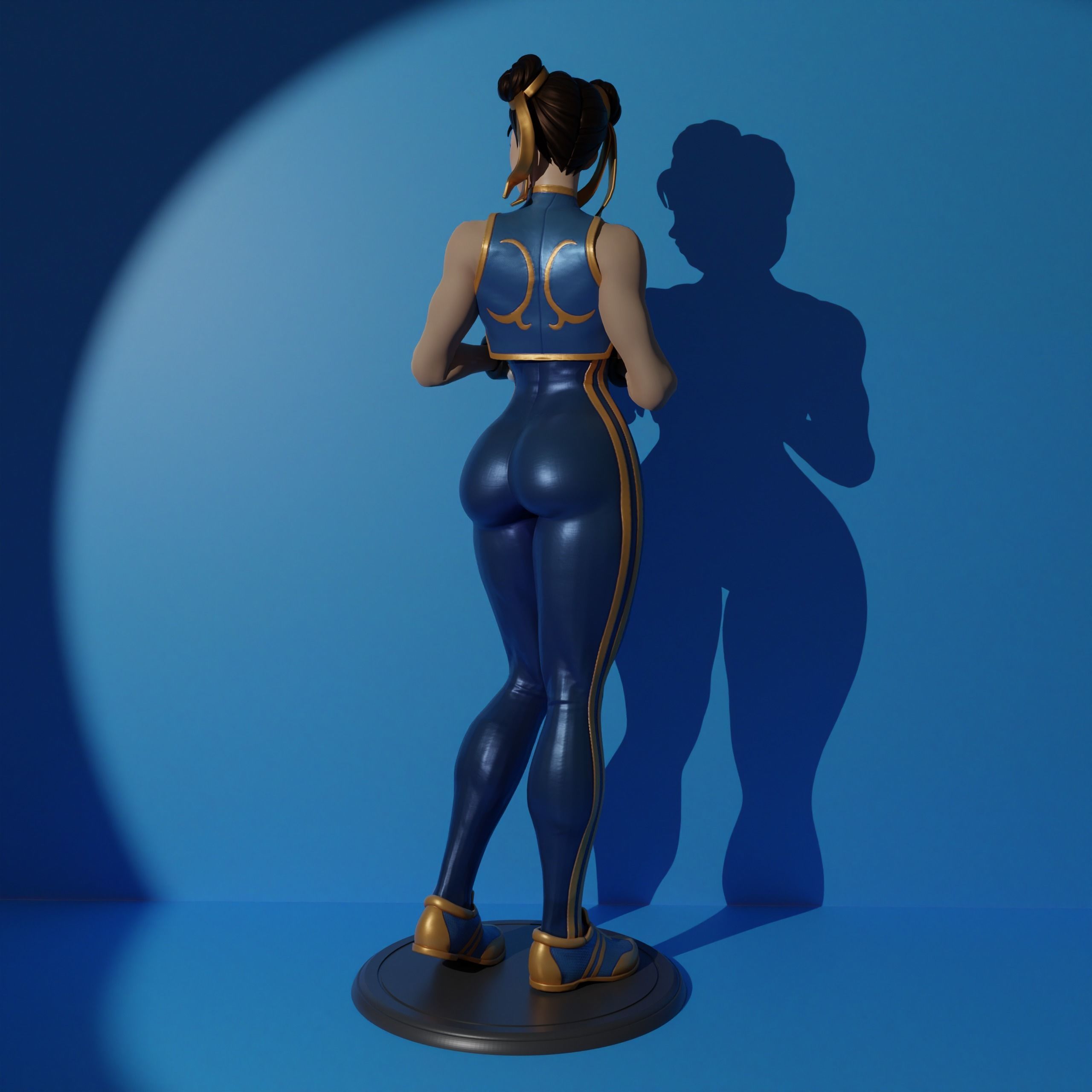 Chun-Li 3D print model_4