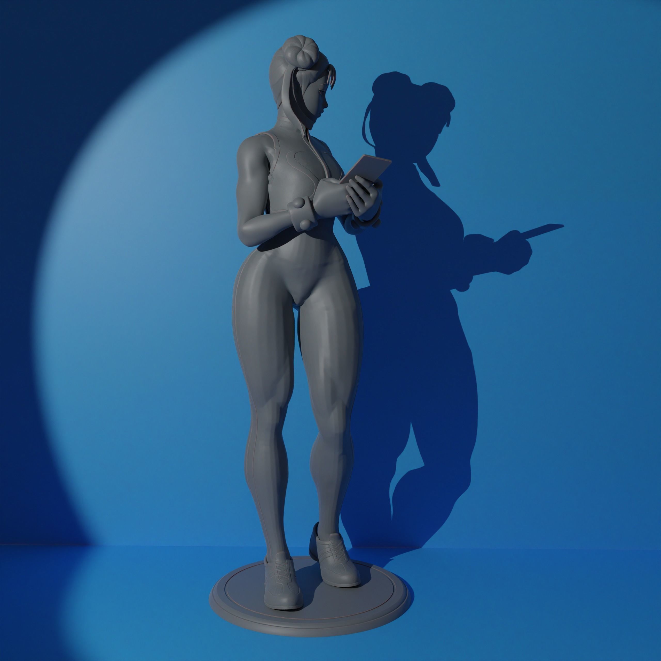 Chun-Li 3D print model_9