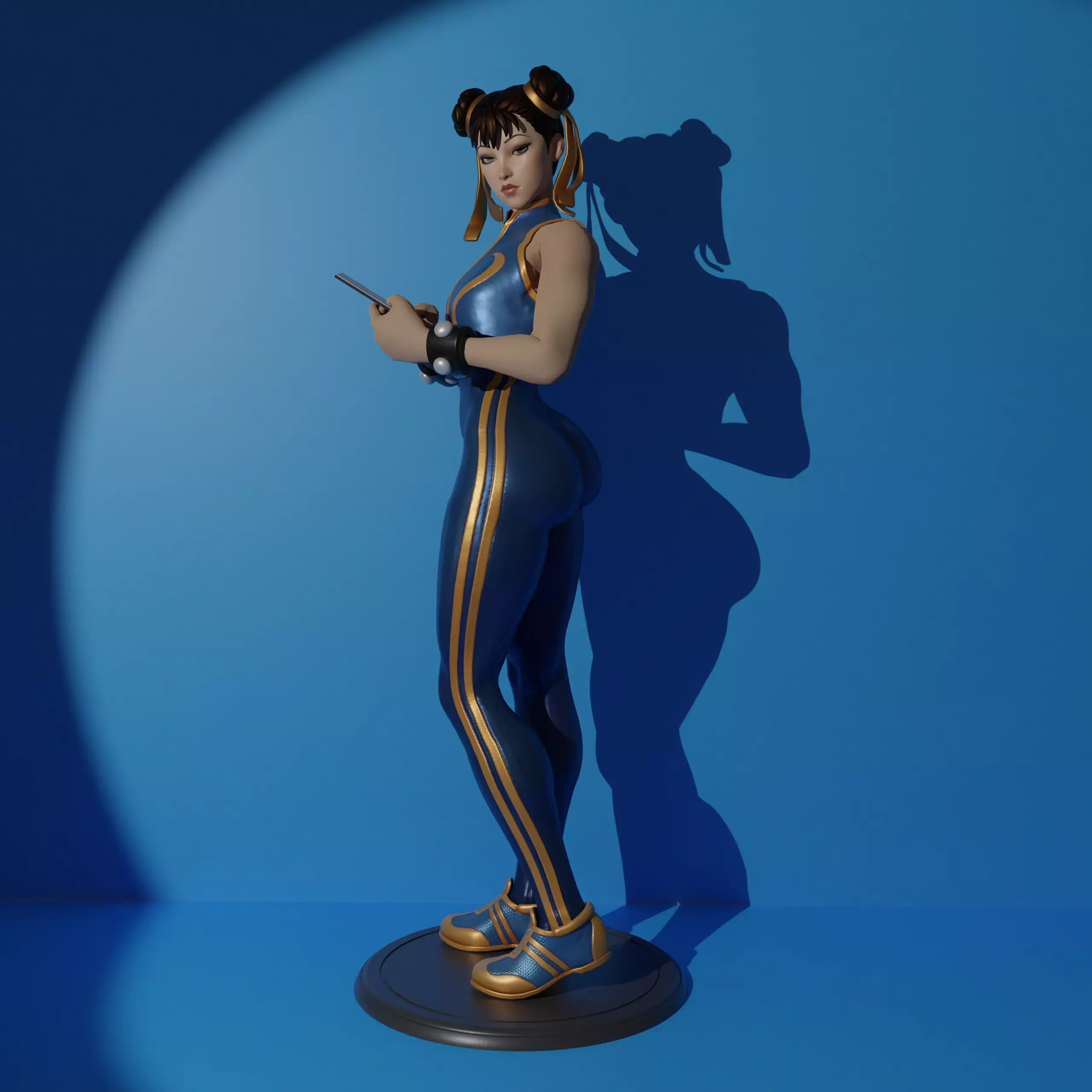 Chun-Li 3D print model_0